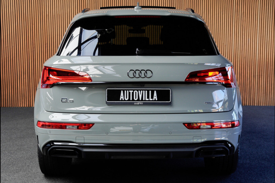 Audi Q5 55 TFSI e PlugIn S-Line Panodak Virtual Leer B&O PDC Navi Elektra. achterklep Leer Climate voor en achter 360° Zwarte binnenhemel Camera 20” LM velgen BTW auto
