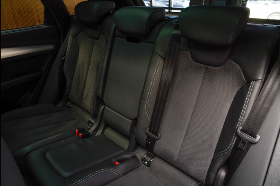 Audi Q5 55 TFSI e PlugIn S-Line Panodak Virtual Leer B&O PDC Navi Elektra. achterklep Leer Climate voor en achter 360° Zwarte binnenhemel Camera 20” LM velgen BTW auto