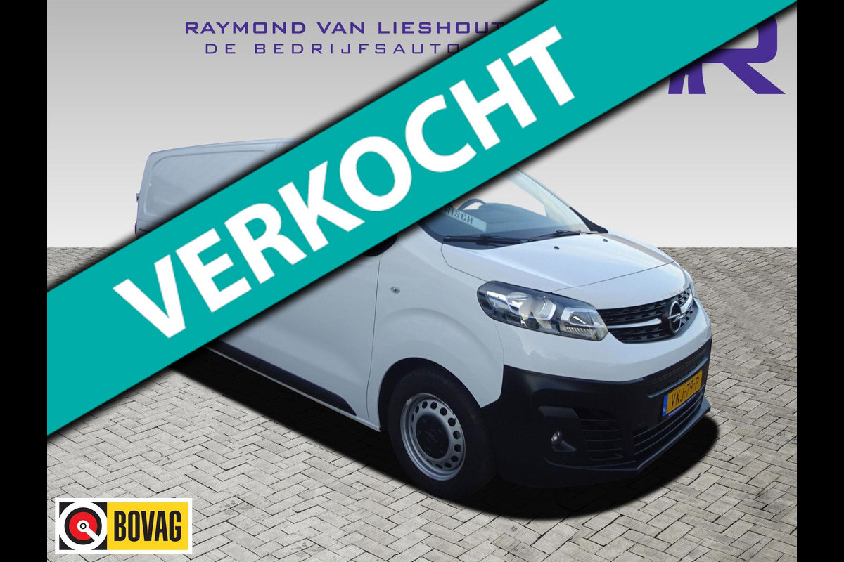 Opel Vivaro-e L2H1 75 kWh 100 % Elektrisch S.O.H. 85% AIRCO NAVIGATIE 3 PERSOONS