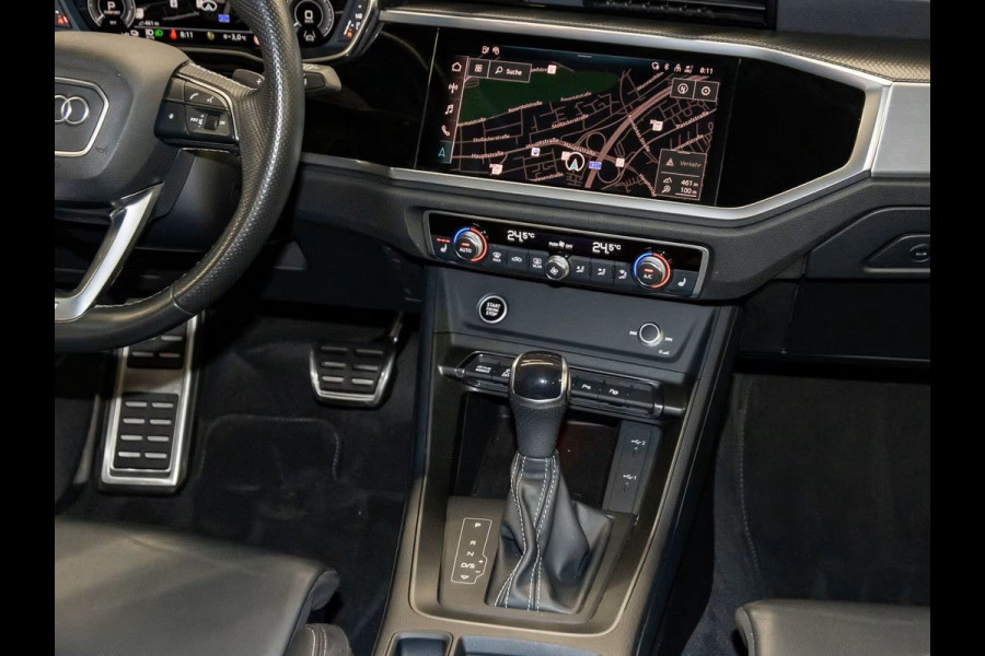 Audi Q3 45 TFSI e S-LINE ** LED, VIRTUAL, LEDER, TREKH, ADAPT. CRUISE, SONOS SOUND, 20-inch LMV ** 1e EIG - UNFALLFREI ** ** INFORMEER OOK NAAR ONZE AANTREKKELIJKE FINANCIAL-LEASE TARIEVEN **