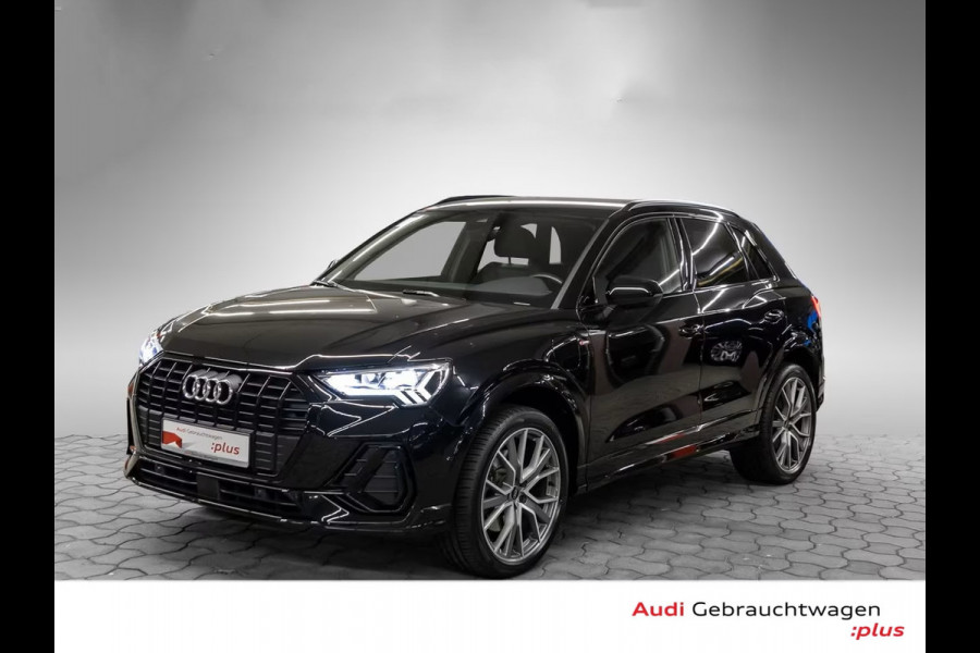 Audi Q3 45 TFSI e S-LINE ** LED, VIRTUAL, LEDER, TREKH, ADAPT. CRUISE, SONOS SOUND, 20-inch LMV ** 1e EIG - UNFALLFREI ** ** INFORMEER OOK NAAR ONZE AANTREKKELIJKE FINANCIAL-LEASE TARIEVEN **