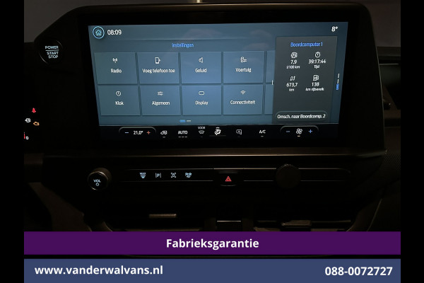 Ford Transit Custom 2.0 TDCI 136pk L2H1 Fabrieksgarantie Euro6 Airco | Camera | LED | Apple Carplay | Cruisecontrol Android Auto, Parkeersensoren, Verwarmde voorruit, Bijrijdersbank, 2740kg trekvermogen