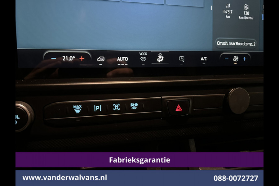 Ford Transit Custom 2.0 TDCI 136pk L2H1 Fabrieksgarantie Euro6 Airco | Camera | LED | Apple Carplay | Cruisecontrol Android Auto, Parkeersensoren, Verwarmde voorruit, Bijrijdersbank, 2740kg trekvermogen