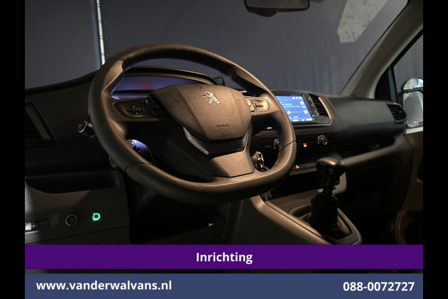 Peugeot Expert 2.0 BlueHDI 123pk L1H1 Inrichting Euro6 Airco | Camera | Navigatie | Apple Carplay | Cruisecontrol Android Auto, 2500kg Trekhaak, Parkeersensoren, Bijrijdersbank