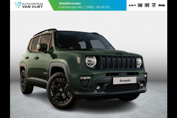 Jeep Renegade 4xe 240 Plug-in Hybrid Electric The North Star | Schuif/Kanteldak | Winter Pack | Techno Green