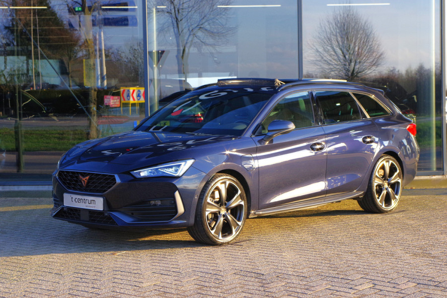 CUPRA Leon Sportstourer 1.4 e-Hybrid VZ 245 PK Performance PHEV, Leder, Panoramadak, Stuur-Startknop, Camera, Memory