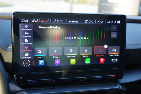 CUPRA Leon Sportstourer 1.4 e-Hybrid VZ 245 PK Performance PHEV, Leder, Panoramadak, Stuur-Startknop, Camera, Memory