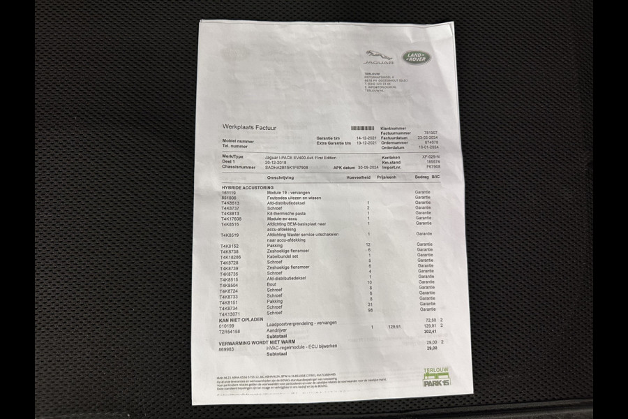 Jaguar I-PACE EV400 First Edition 90 kWh AWD {SOH-99%} Aut. *PANO | LEATHER | MATRIX-LED | MERIDIAN | TOPVIEW | BLINDSPOT | MEMORY-PACK | DIGI-COCKPIT | KEYLESS | HEAD-UP | NAVI-FULLMAP | HEATED-SPORTSEATS | DAB+ | AMBIENTLIGHT | PRIVACYGLASS | T