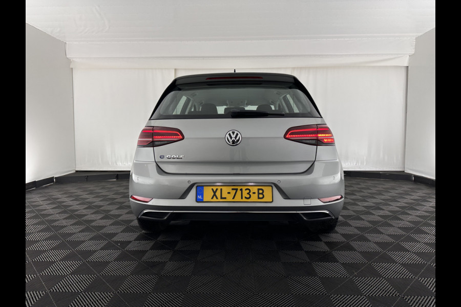 Volkswagen e-Golf (INCL.BTW) Aut. *HEAT-PUMP | ADAPTIVE-CRUISE | DIGI-COCKPIT | FULL-LED | NAVI-FULLMAP | COMFORT-SEATS | ECC | PARKPILOT | CCS-FASTLOADER | 16''ALU*