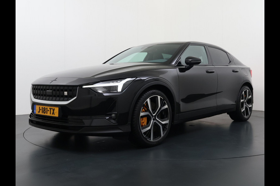 Polestar 2 PERFORMANCE LR AWD Soh 91% 78kWh Adap.Cruise Panoramadak Harman&Kardon® Leder-Alcantara Navi Ecc Apple Carplay Android Auto 360° SOH 91% 4WD Stuur-Stoel-Achterbankverwarming Elek.Achterklep Privacy Glas Lmv 20" Led Dodehoekdetectie Rijstrooksensor Wifi 1e Eigenaar Origineel Nederlandse Auto