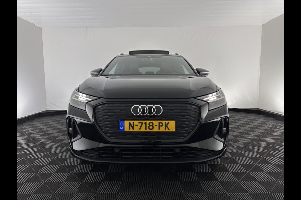 Audi Q4 e-tron 40 Launch edition S Competition 77 kWh [ 3-Fase-11kW ] {SOH-90%} (INCL-BTW) Aut. *HEATPUMP | PANO | LEATHER | MATRIX-LED | AUDI-SOUND | ADAPTIVE-CRUISE | HEATED-SPORTSEATS | AMBIENT-LIGHT | DIGI-COCKPIT | CAMERA | KEYLESS | DAB+ | 20''ALU*