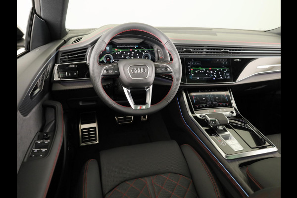 Audi Q8 60 TFSI e quattro Pro Line S Competition 490pk | Panoramadak | HUD | 4 wielbesturing | Stoel ventilatie en massage | Verlengde garantie | 23 inch Lichtmetalen velgen