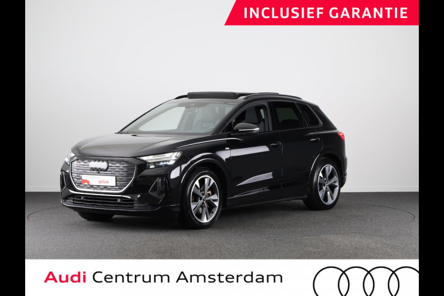 Audi Q4 e-tron 40 Launch edition S Competition 77 kWh 204pk | SoH 93% | Panoramadak | Head-up Display | Navigatie | Stoelverwarming