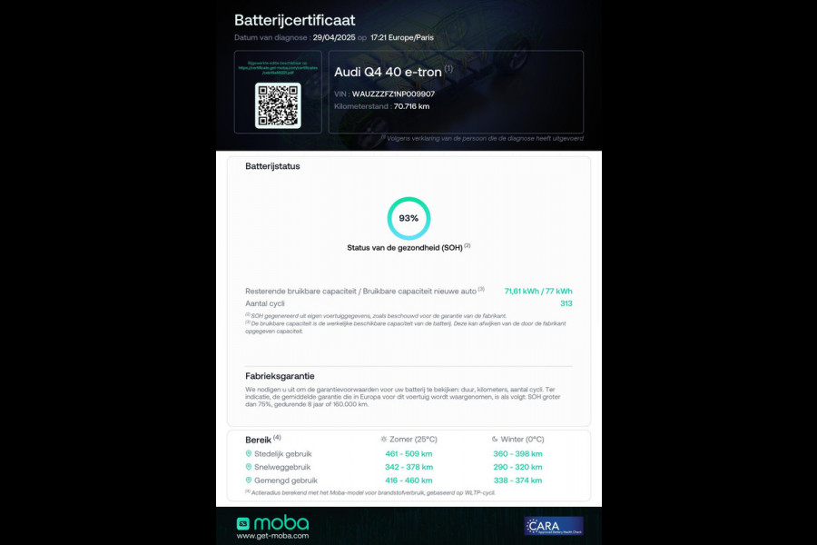 Audi Q4 e-tron 40 Launch edition S Competition 77 kWh 204pk | SoH 93% | Panoramadak | Head-up Display | Navigatie | Stoelverwarming