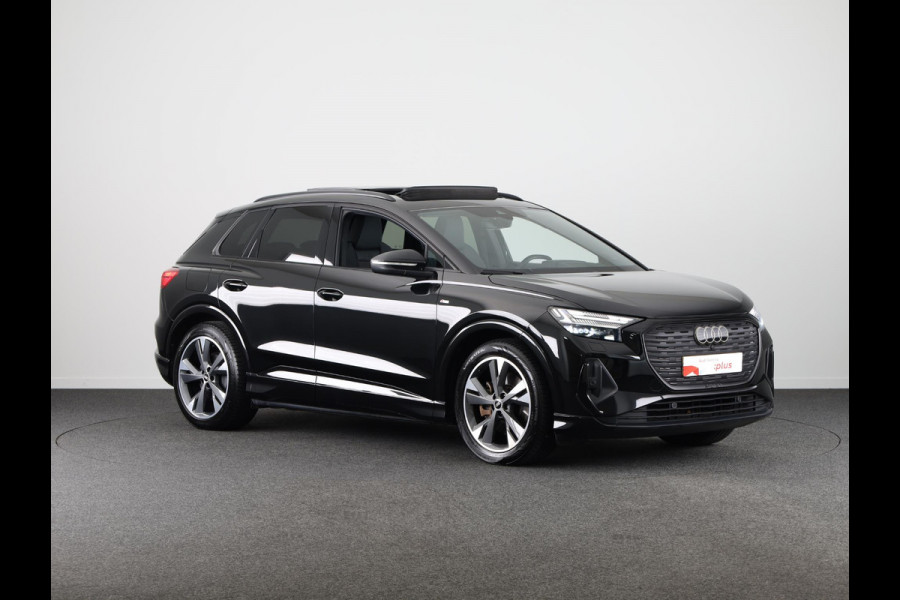 Audi Q4 e-tron 40 Launch edition S Competition 77 kWh 204pk | SoH 93% | Panoramadak | Head-up Display | Navigatie | Stoelverwarming