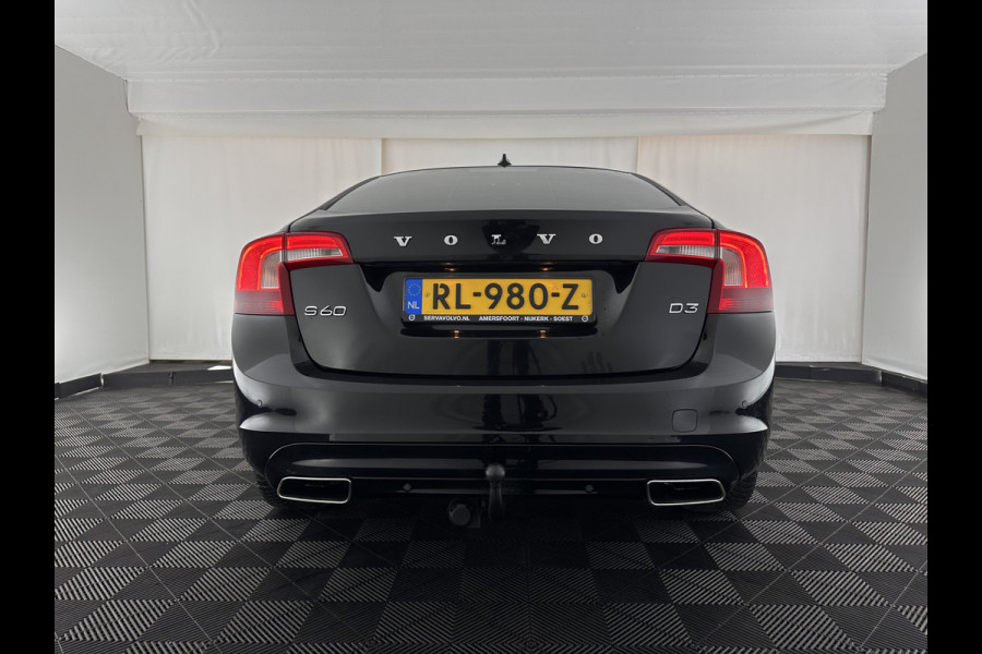 Volvo S60 2.0 D3 Polar+ Dynamic (INCL.BTW) *XENON | LEATHER | NAVI-FULLMAP | HEATED-SPORTSEATS | PRIVACY-GLASS | ECC | PDC | CRUISE | 17''ALU*