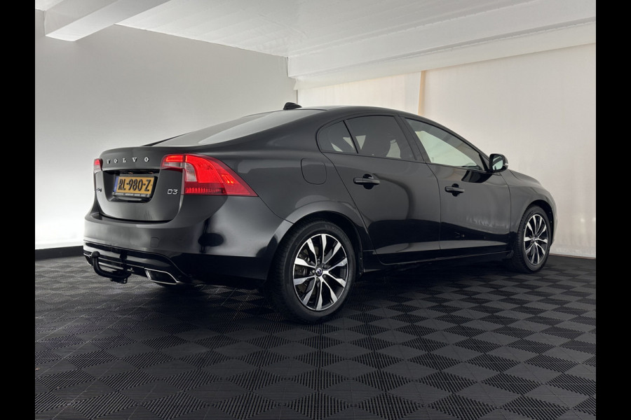 Volvo S60 2.0 D3 Polar+ Dynamic (INCL.BTW) *XENON | LEATHER | NAVI-FULLMAP | HEATED-SPORTSEATS | PRIVACY-GLASS | ECC | PDC | CRUISE | 17''ALU*