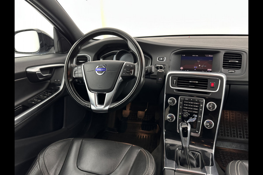 Volvo S60 2.0 D3 Polar+ Dynamic (INCL.BTW) *XENON | LEATHER | NAVI-FULLMAP | HEATED-SPORTSEATS | PRIVACY-GLASS | ECC | PDC | CRUISE | 17''ALU*