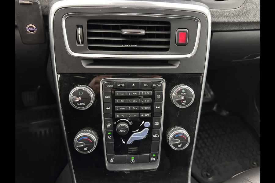 Volvo S60 2.0 D3 Polar+ Dynamic (INCL.BTW) *XENON | LEATHER | NAVI-FULLMAP | HEATED-SPORTSEATS | PRIVACY-GLASS | ECC | PDC | CRUISE | 17''ALU*