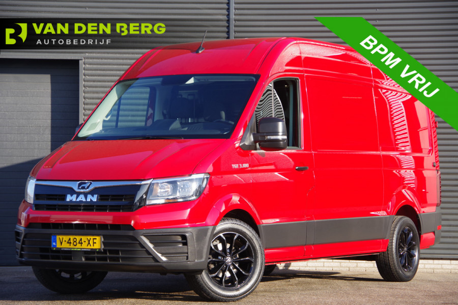 MAN TGE 35 3.180 2.0 L3H3 177PK AUT. 3-ZITS, TREKHAAK, GEV. STOEL, CAMERA, CRUISE, AIRCO, NL AUTO, NAP