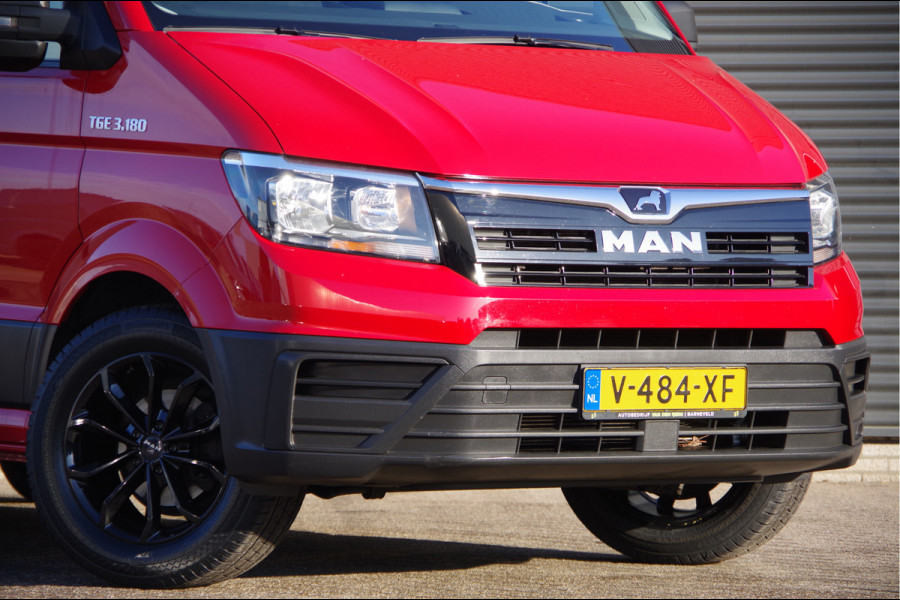 MAN TGE 35 3.180 2.0 L3H3 177PK AUT. 3-ZITS, TREKHAAK, GEV. STOEL, CAMERA, CRUISE, AIRCO, NL AUTO, NAP