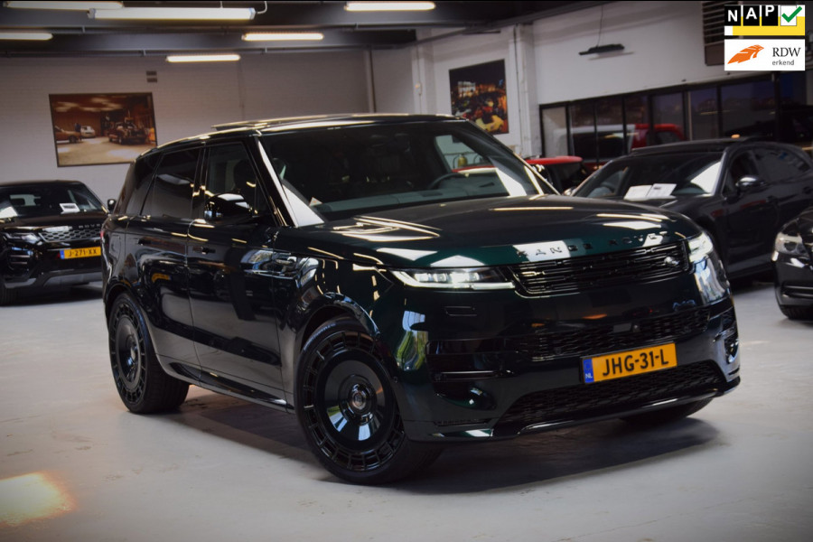 Land Rover Range Rover Sport 3.0 P460e Dynamic HSE PHEV 1e Eig.|Massage|24"URBAN|Britisch Racing Green