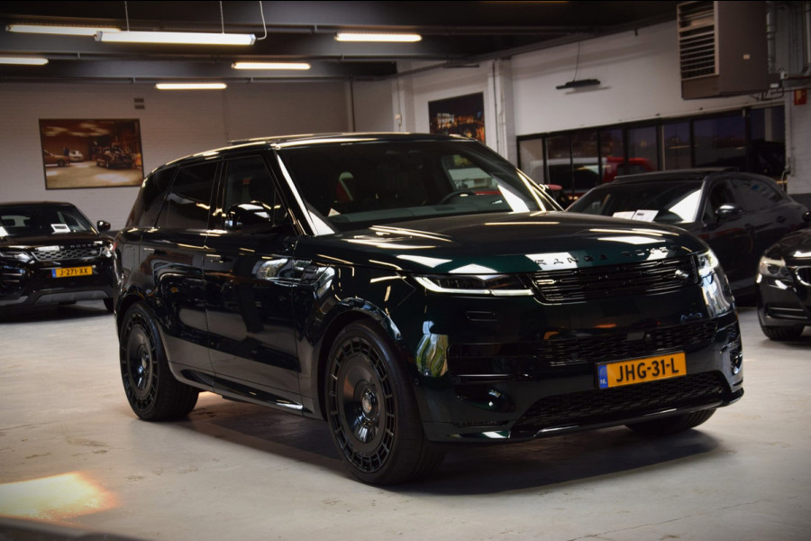 Land Rover Range Rover Sport 3.0 P460e Dynamic HSE PHEV 1e Eig.|Massage|24"URBAN|Britisch Racing Green
