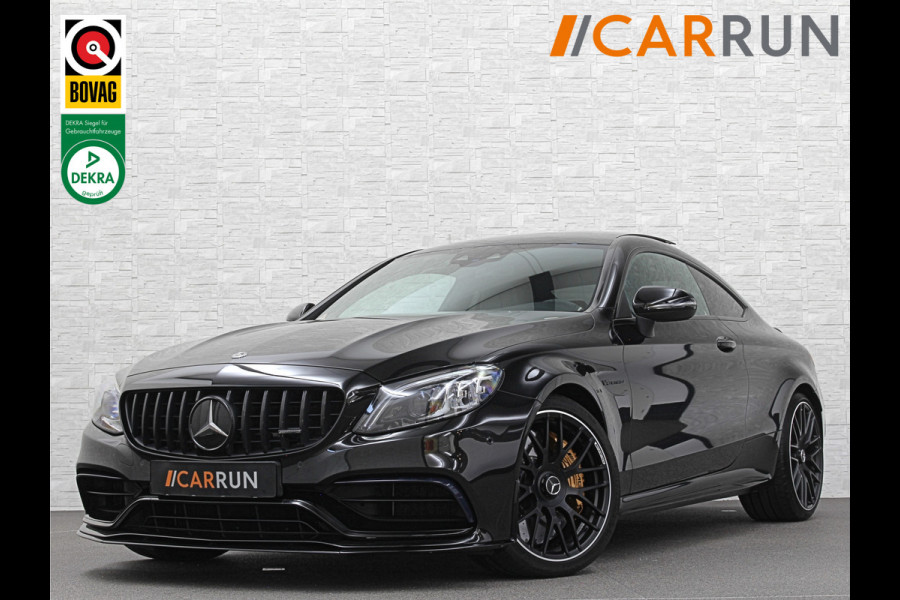 Mercedes-Benz C-Klasse Coupé 63 S AMG | Keramisch | Schaalstoelen | Carbon | AMG Driver's Package | Aero-Pakket | Panorama | Burmester | Multi-Beam LED | Memory | ACC | Rij-Assistentie Pakket | Keyless-Go | Sfeerverlichting | Carplay |