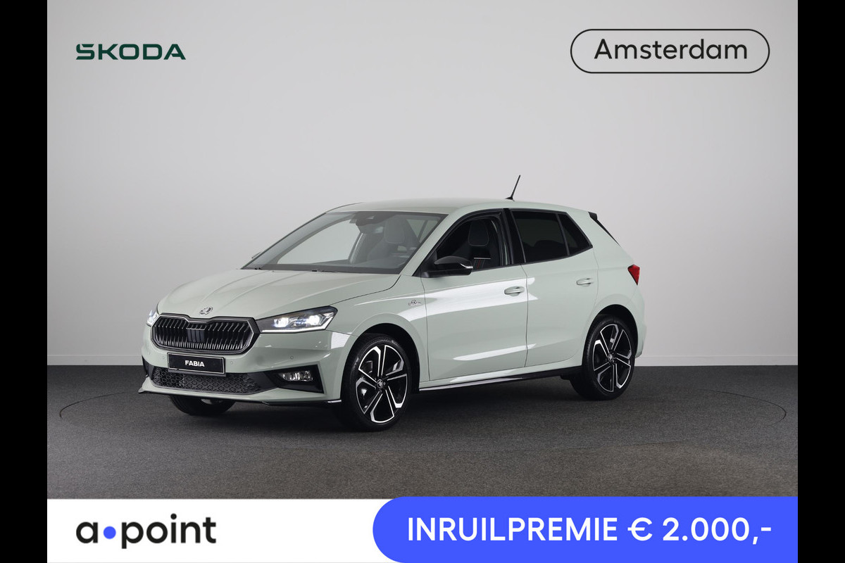 Škoda Fabia Monte Carlo 1.0 TSI 115 pk 7 versn. DSG | Navigatie pakket | Travel assist | Licht en Zicht plus | Verwarmbare voorstoelen