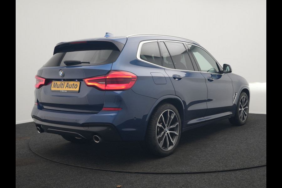 BMW X3 xDrive30e M Sport Plug In Hybrid 293pk Dealer O.H. PHEV | Trekhaak Af Fabriek | Camera | Adaptief Onderstel | Lederen Sportstoelen Verwarmd | Adaptive LED | Hifi Audio | Sfeerverlichting | 20"L.M | Virtual | Navigatie | DAB | Cruise Control |