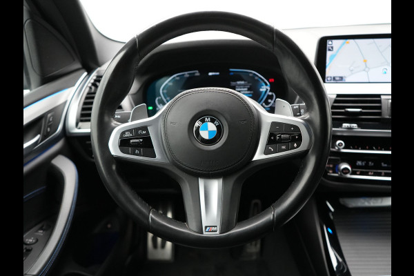 BMW X3 xDrive30e M Sport Plug In Hybrid 293pk Dealer O.H. PHEV | Trekhaak Af Fabriek | Camera | Adaptief Onderstel | Lederen Sportstoelen Verwarmd | Adaptive LED | Hifi Audio | Sfeerverlichting | 20"L.M | Virtual | Navigatie | DAB | Cruise Control |
