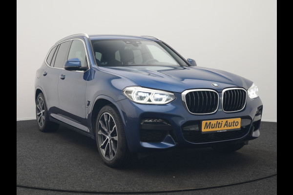 BMW X3 xDrive30e M Sport Plug In Hybrid 293pk Dealer O.H. PHEV | Trekhaak Af Fabriek | Camera | Adaptief Onderstel | Lederen Sportstoelen Verwarmd | Adaptive LED | Hifi Audio | Sfeerverlichting | 20"L.M | Virtual | Navigatie | DAB | Cruise Control |