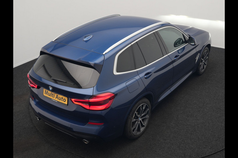 BMW X3 xDrive30e M Sport Plug In Hybrid 293pk Dealer O.H. PHEV | Trekhaak Af Fabriek | Camera | Adaptief Onderstel | Lederen Sportstoelen Verwarmd | Adaptive LED | Hifi Audio | Sfeerverlichting | 20"L.M | Virtual | Navigatie | DAB | Cruise Control |