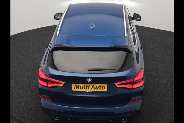 BMW X3 xDrive30e M Sport Plug In Hybrid 293pk Dealer O.H. PHEV | Trekhaak Af Fabriek | Camera | Adaptief Onderstel | Lederen Sportstoelen Verwarmd | Adaptive LED | Hifi Audio | Sfeerverlichting | 20"L.M | Virtual | Navigatie | DAB | Cruise Control |