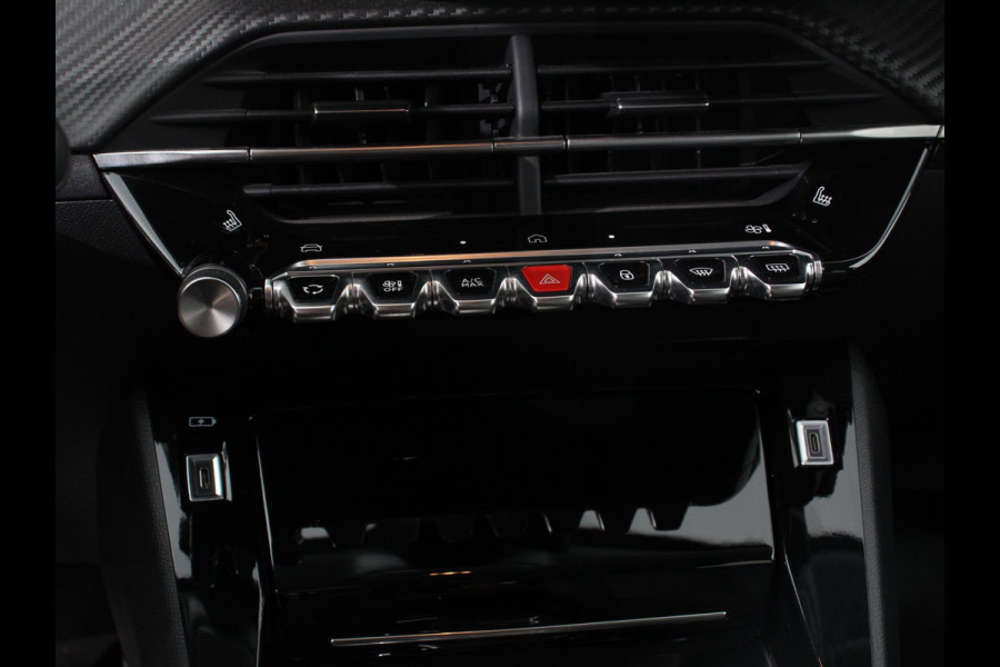 Peugeot 208 Hybrid 100 Automaat Allure Navigatie Apple Carplay/ Android Auto Camera Parkeersensoren Adaptive Cruise Control Stoelverwarming Ledverlichting Climate control