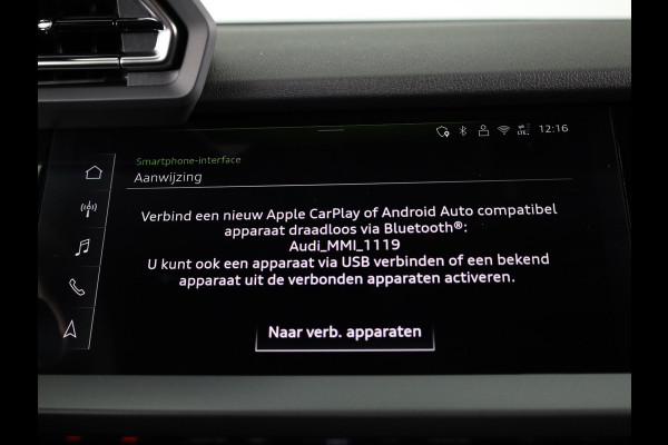Audi A3 Sportback 40 TFSI e Pro Line 204pk | Parkeercamera | Stoelverwarming | Adaptieve cruise controle | Sportstoelen