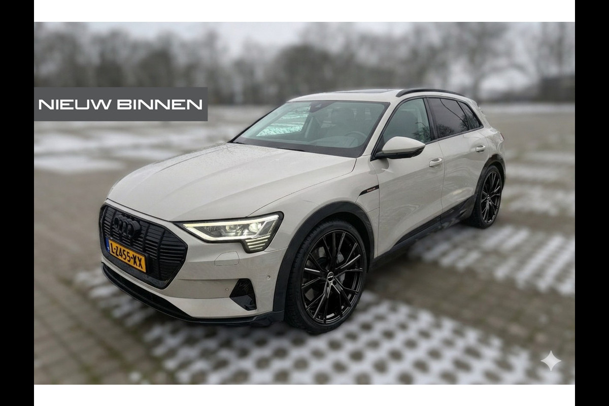 Audi e-tron e-tron 55 quattro advanced Pro Line Plus 95 kWh | Panoramadak | Bang & Olufsen | Stoelkoeling | Stoelverwarming | Massage | Head-Up Display | 360 Camera | Matrix LED | Luchtvering | Memory Seats | Elektrisch Verstelbare Stoelen