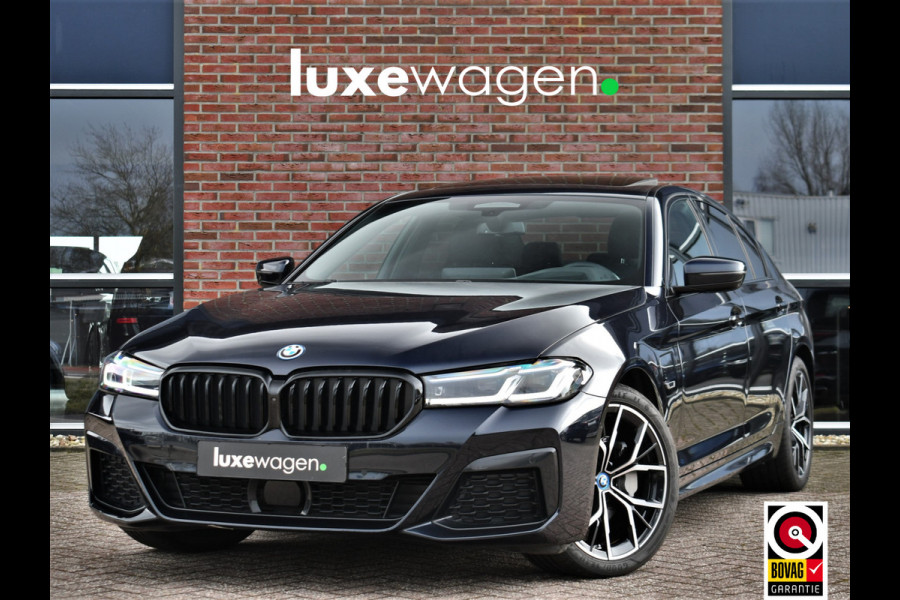 BMW 5 Serie 530e M-Sport Pano Trekh ACC HUD 360 Laser El-Klep