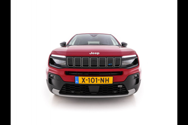 Jeep Avenger Summit 54 kWh [ 3-Fase ] {SOH-95%} (INCL-BTW) *HEATPUMP | LEATHER-MICROFIBRE | FULL-LED | ADAPTIVE-CRUISE | BLIND-SPOT | CAMERA | DIGI-COCKPIT | NAVI-FULLMAP | HEATED-COMFORTSEATS | ECC | AMBIENT-LIGHT | PDC | CARPLAY | CRUISE