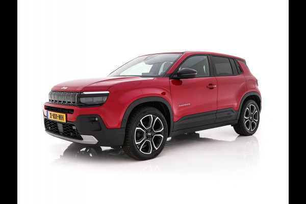 Jeep Avenger Summit 54 kWh [ 3-Fase ] {SOH-95%} (INCL-BTW) *HEATPUMP | LEATHER-MICROFIBRE | FULL-LED | ADAPTIVE-CRUISE | BLIND-SPOT | CAMERA | DIGI-COCKPIT | NAVI-FULLMAP | HEATED-COMFORTSEATS | ECC | AMBIENT-LIGHT | PDC | CARPLAY | CRUISE