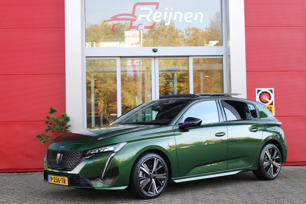 Peugeot 308 1.6 HYbrid 225PK AUTOMAAT GT PACK BUSINESS | PANO DAK | FOCAL AUDIO | FULL LED KOPLAMPEN | MASSAGE STOELEN | STOEL/STUUR VERW. | NAVIGATIE | CAMERA | ADAPTIVE CRUISE | DODEHOEK BEWAKING | DRAADLOZE TELEFOONLADER | KEYLESS ENTRY |
