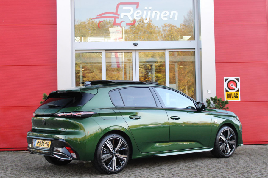 Peugeot 308 1.6 HYbrid 225PK AUTOMAAT GT PACK BUSINESS | PANO DAK | FOCAL AUDIO | FULL LED KOPLAMPEN | MASSAGE STOELEN | STOEL/STUUR VERW. | NAVIGATIE | CAMERA | ADAPTIVE CRUISE | DODEHOEK BEWAKING | DRAADLOZE TELEFOONLADER | KEYLESS ENTRY |