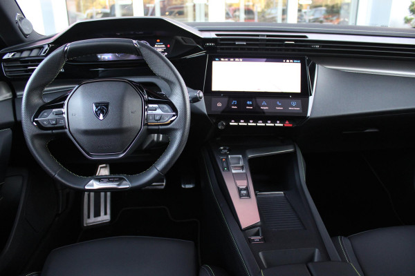 Peugeot 308 1.6 HYbrid 225PK AUTOMAAT GT PACK BUSINESS | PANO DAK | FOCAL AUDIO | FULL LED KOPLAMPEN | MASSAGE STOELEN | STOEL/STUUR VERW. | NAVIGATIE | CAMERA | ADAPTIVE CRUISE | DODEHOEK BEWAKING | DRAADLOZE TELEFOONLADER | KEYLESS ENTRY |