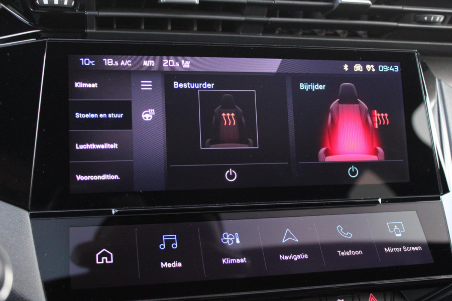 Peugeot 308 1.6 HYbrid 225PK AUTOMAAT GT PACK BUSINESS | PANO DAK | FOCAL AUDIO | FULL LED KOPLAMPEN | MASSAGE STOELEN | STOEL/STUUR VERW. | NAVIGATIE | CAMERA | ADAPTIVE CRUISE | DODEHOEK BEWAKING | DRAADLOZE TELEFOONLADER | KEYLESS ENTRY |