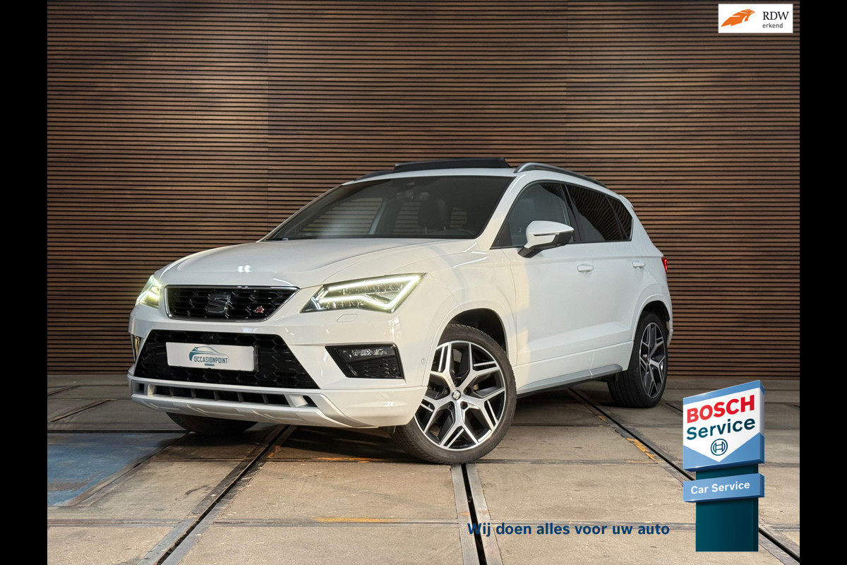 Seat Ateca 2.0 TSI FR 4DRIVE | Pano | Parkeerstuurassistent met Top View | Leder Pakket | Ambient | Exclusive Performance velgen |