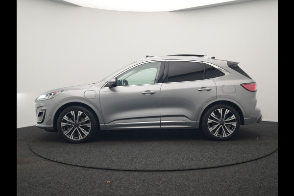 Ford Kuga 2.5 Vignale Plug In Hybrid 225pk Dealer O.H. PHEV | Trekhaak Afn. | Panodak | Head Up | 360 Camera | Bang & Olufsen | Lederen Sportstoelen Memory & Verwarmd | Keyless | Stuur Verwarmd | Blis | Virtual | Navigatie | DAB |