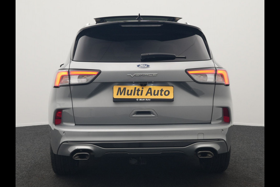 Ford Kuga 2.5 Vignale Plug In Hybrid 225pk Dealer O.H. PHEV | Trekhaak Afn. | Panodak | Head Up | 360 Camera | Bang & Olufsen | Lederen Sportstoelen Memory & Verwarmd | Keyless | Stuur Verwarmd | Blis | Virtual | Navigatie | DAB |