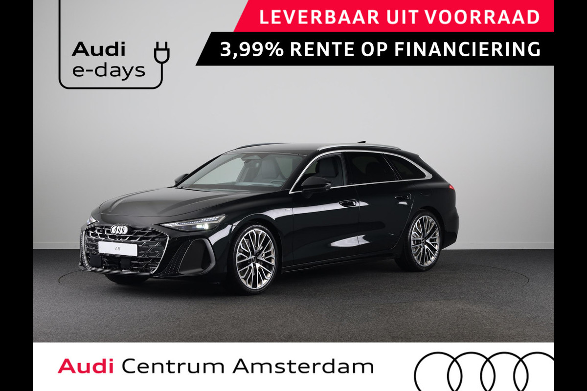 Audi A6 Avant S edition e-hybrid 299 pk | Techniekpakket plus | MMi experience pro | Elektrische stoelen | Privacy glas |
