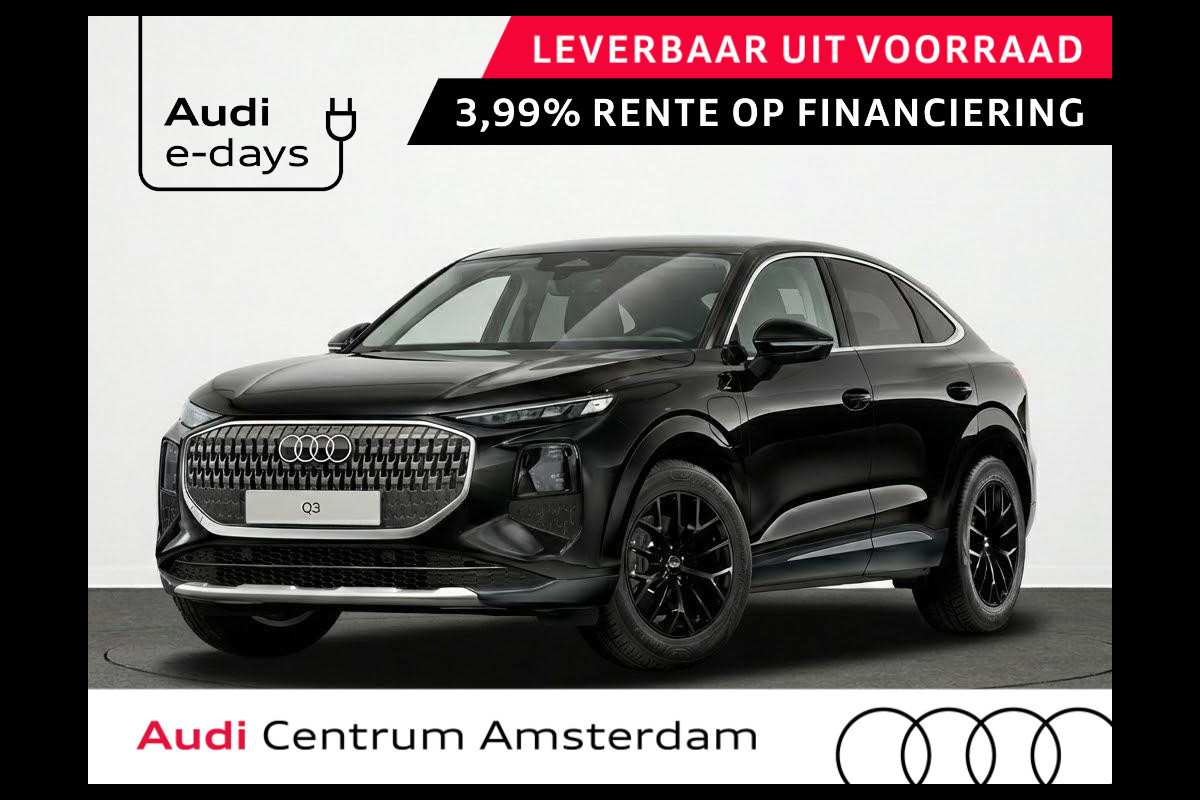 Audi Q3 Sportback Advanced edition e-hybrid 272 pk | Techniek pakket | Ambiente verlichting | Bagagenet | Privacy glas |