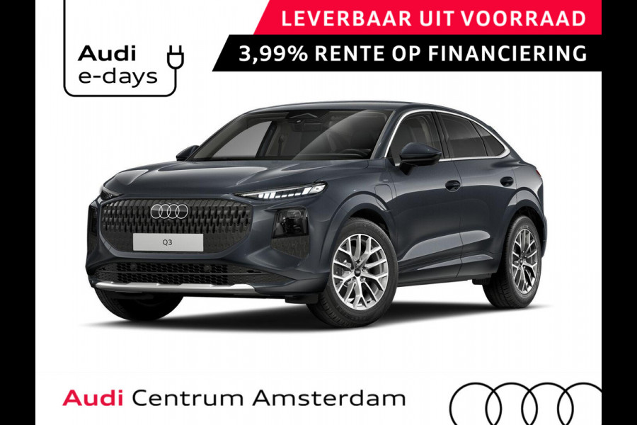 Audi Q3 Sportback Advanced edition e-hybrid 272 pk | Techniek pakket | Trekhaak | LED koplampen | Privacy glas |